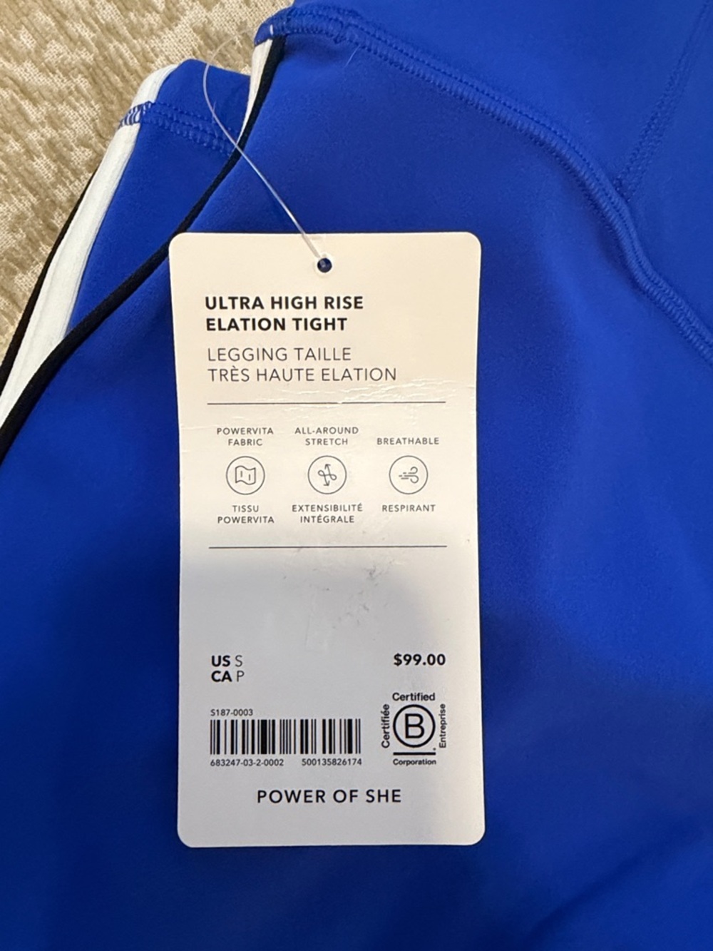 Athleta Ultra High Rise Elation Tights - Picture 4 of 4